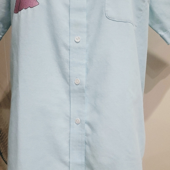 Cabin Creek Embroidered Cat Shirt Womens Sz 10 Button Down Casual Blouse EUC - Picture 11 of 11